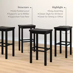Tabouret de bar (76 cm) - lot de 4