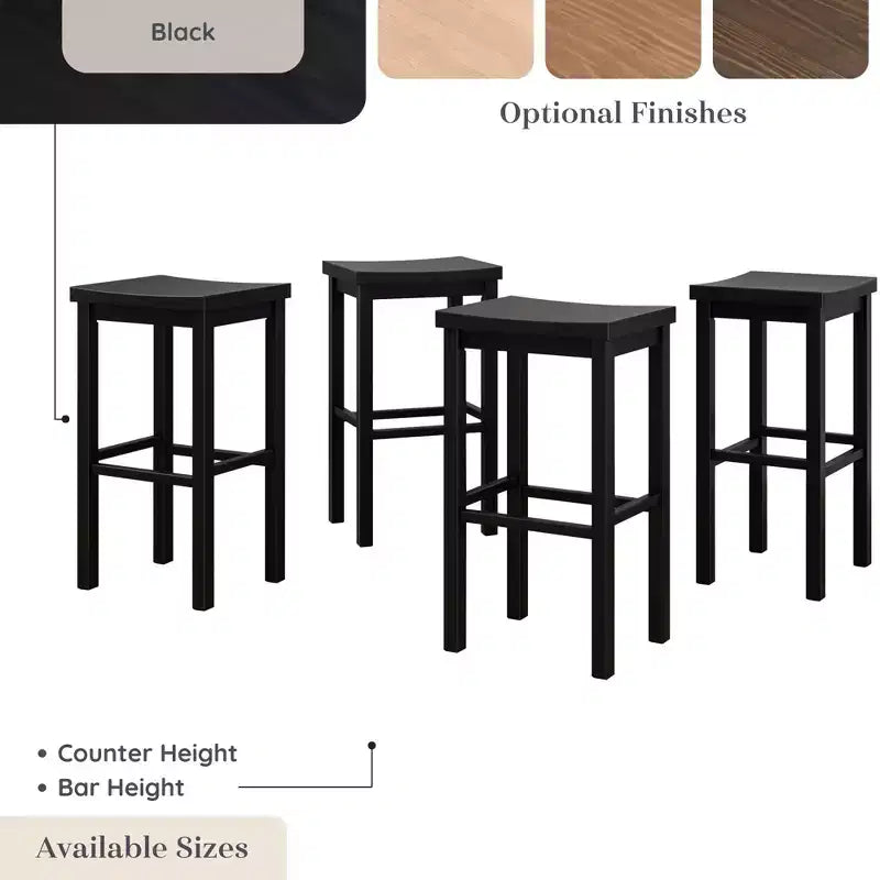 Tabouret de bar (76 cm) - lot de 4