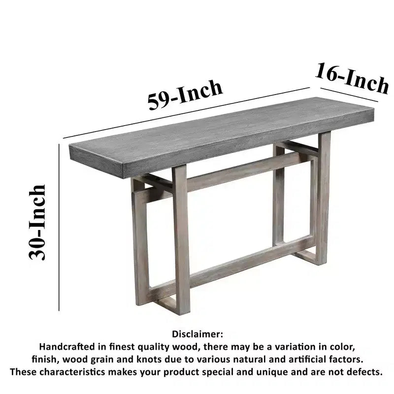 Console-buffet Royal Hampton Artisan de 59 po avec base géométrique entrelacée