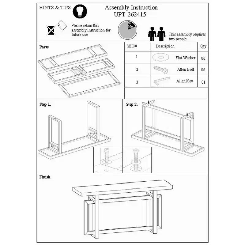 Console-buffet Royal Hampton Artisan de 59 po avec base géométrique entrelacée