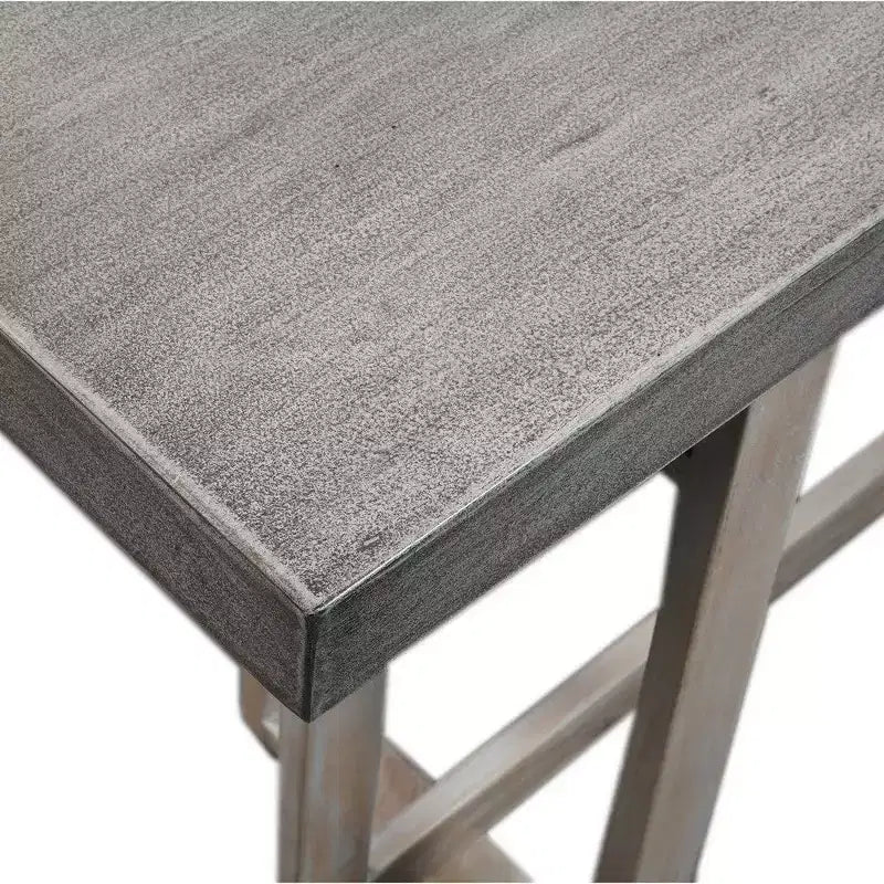 Console-buffet Royal Hampton Artisan de 59 po avec base géométrique entrelacée