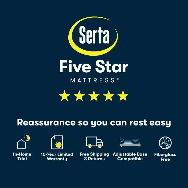 Matelas Serta Five Star - 10 Ferme
