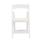 Okak Lot de 4 Chaises de Salle à Manger Rustiques Pliantes en Bois avec Assise Rembourrée, Chaises d'Appoint Pliantes pour Salle à Manger, Salon
