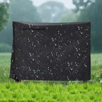 Range-bûches 120 cm d'extérieur et d'intérieur, porte-bûches robuste en acier maillé pour cheminée, terrasse, empileur de bois durable