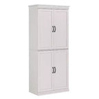 GustoWave Freestanding Kitchen Pantry Storage Cabinet, 70 in Cupboard Storage Cabinet with Doors and Adjustable Shelves