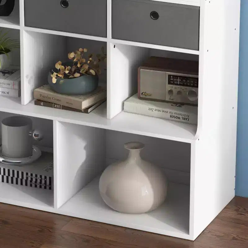 Bibliothèque pour enfants avec tiroirs, meuble de rangement au sol, bibliothèque moderne avec compartiments