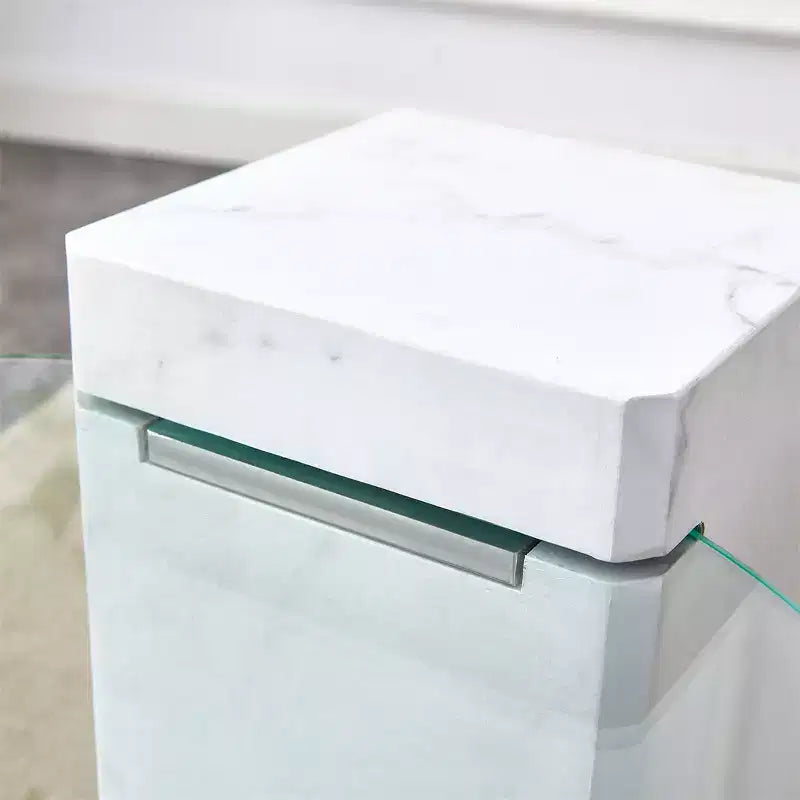 Table basse détachable à 2 niveaux, table d'appoint peu encombrante pour salon/chambre