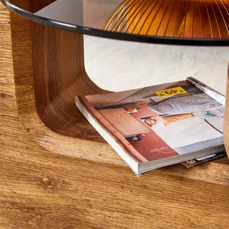 Table basse détachable à 2 niveaux, table d'appoint peu encombrante pour salon/chambre