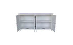 Buffet de rangement GDFStudio Hugo en bois de sapin de 60,00 po avec 4 portes