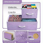 Commode Sorbus à 12 tiroirs – Unité de rangement avec cadre en acier, plateau et poignée en bois – Grande commode pour chambre, chambre d'enfant, etc.