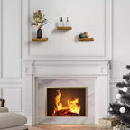 Sorbus Lot de 3 Étagères Murales Flottantes Carrées de 23 cm - pour Décoration de Salon, Chambre, Salle de Bain, Maison et Cuisine