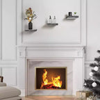 Sorbus Lot de 3 Étagères Murales Flottantes Carrées de 23 cm - pour Décoration de Salon, Chambre, Salle de Bain, Maison et Cuisine