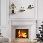 Sorbus Lot de 3 Étagères Murales Flottantes Carrées de 23 cm - pour Décoration de Salon, Chambre, Salle de Bain, Maison et Cuisine
