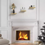 Sorbus Lot de 3 Étagères Murales Flottantes Carrées de 23 cm - pour Décoration de Salon, Chambre, Salle de Bain, Maison et Cuisine