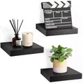 Sorbus Set of 3 Square 9 Inch Floating Shelves - for Living Room Decor, Bedroom, Bathroom Decor, Home & Kitchen