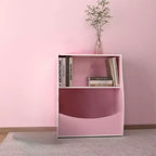 Étagère GustoWave pour Livres d'Enfants, Meuble de Rangement 3 Niveaux en Bois pour Jouets, Armoire de Rangement en Bois pour Jouets, Armoire de Rangement de 24 L, Idéale pour Chambre d'Enfant, Salle de Jeux, Couloir
