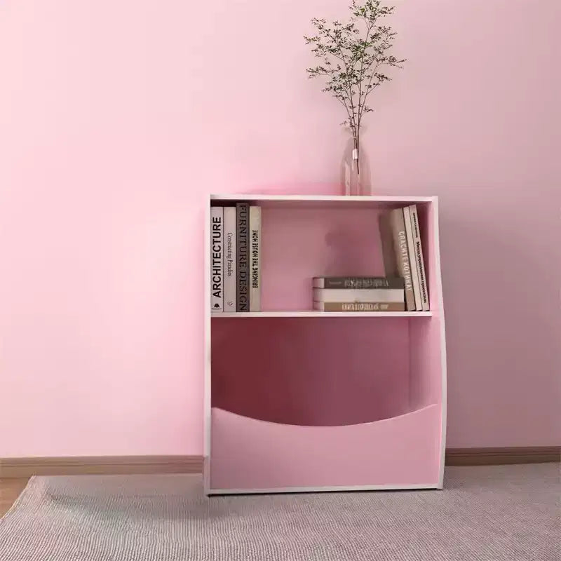 Étagère GustoWave pour Livres d'Enfants, Meuble de Rangement 3 Niveaux en Bois pour Jouets, Armoire de Rangement en Bois pour Jouets, Armoire de Rangement de 24 L, Idéale pour Chambre d'Enfant, Salle de Jeux, Couloir