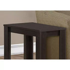 Table d'appoint moderne Okak avec pieds en boucle, table d'extrémité avec étagère de rangement inférieure et plateau épais, table de canapé pour salon