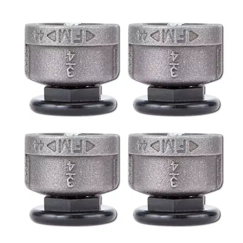 Pipe Decor Furniture Leg Levelers for  Pipe Legs (4 Pack)