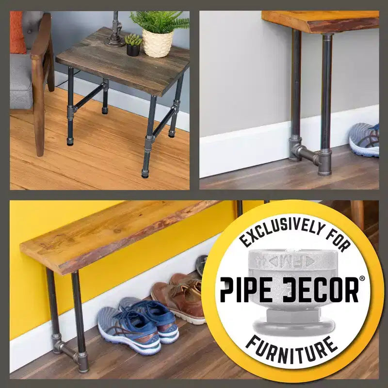 Niveleurs de pieds de meubles Pipe Decor pour pieds de tuyau (lot de 4)