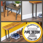 Niveleurs de pieds de meubles Pipe Decor pour pieds de tuyau (lot de 4)