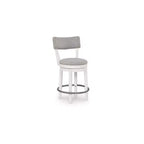 Signature Design by Ashley Robbinsdale Tabouret de bar pivotant rembourré, lot de 2, blanc antique