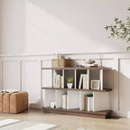 Étagère de rangement à 8 cases, meuble ouvert avec 10 panneaux