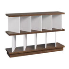 Étagère de rangement à 8 cases, meuble ouvert avec 10 panneaux