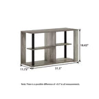 Table basse HOMLUX à 3 niveaux avec étagères ouvertes Petite table d'appoint pour salon et chambre à coucher