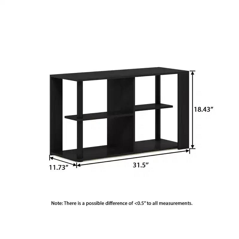 Table basse HOMLUX à 3 niveaux avec étagères ouvertes Petite table d'appoint pour salon et chambre à coucher