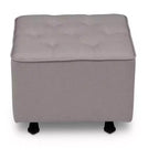 Delta Children Emma Pouf ottoman à losanges touffetés, Gris français