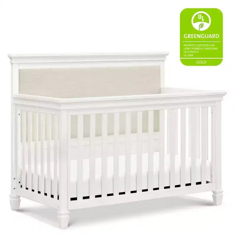 Lit de bébé évolutif 4-en-1 Namesake Darlington – Blanc chaud