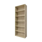 Homez Étagère bibliothèque 6 tablettes de 63,23 po de haut en bois avec tablettes réglables