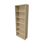 Homez Étagère bibliothèque 6 tablettes de 63,23 po de haut en bois avec tablettes réglables
