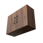Meuble haut de cuisine Homez de 31,49 po (L) x 11,81 po (P) x 23,62 po (H) en noyer avec étagères réglables