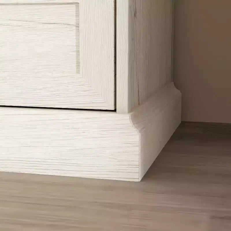Famapy Commode Vintage à 8 Tiroirs avec Poignées en Métal Noir, Meuble de Rangement à Grande Capacité pour Chambre/Salon