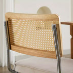 MAYEERTY Chaises de salle à manger modernes - Tissu côtelé, piètement en métal doré, capitonnage cannelé, sans accoudoirs, lot de 2