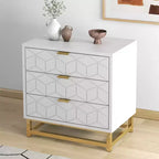 Commode à 3 tiroirs pour chambre à coucher, commode en bois, pour salon, couloir,