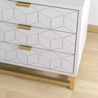 Commode à 3 tiroirs pour chambre à coucher, commode en bois, pour salon, couloir,