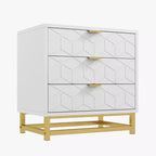 Commode à 3 tiroirs pour chambre à coucher, commode en bois, pour salon, couloir,