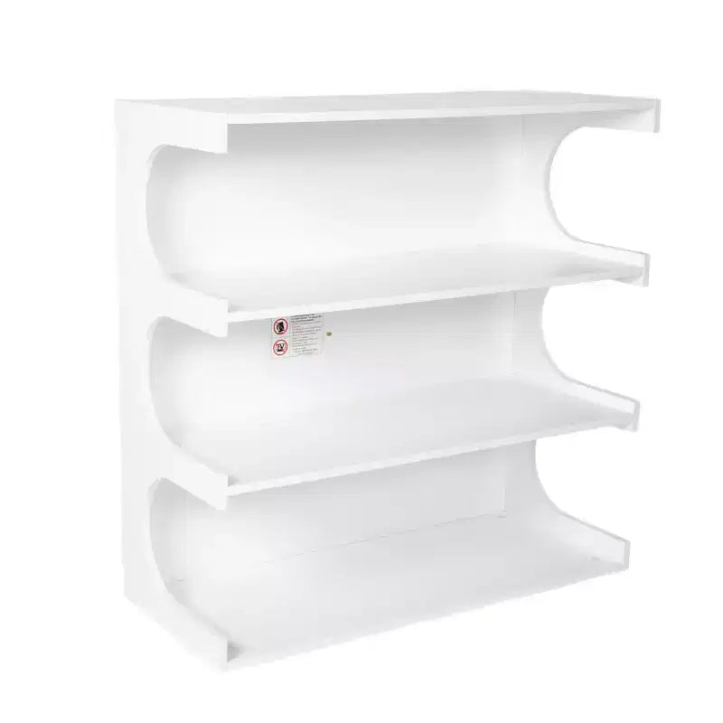 Étagère bibliothèque à 4 niveaux de style Mid-Century, bibliothèque ouverte rustique et organisateur de rangement pour salon, chambre ou bureau