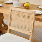 MAYEERTY Chaises de salle à manger style français - Style Louis, dossier carré, cadre en bois massif sculpté, lot de 2