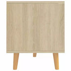 Meuble TV vidaXL - Meuble TV en chêne Sonoma marron - Robuste et stable - Matériau en bois d'ingénierie - Style scandinave - Grand espace de rangement