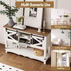 46.5 Console de table avec rangement, table d'entrée en bois à 2 niveaux avec étagère de rangement ouverte, tables de canapé étroites et longues derrière le canapé pour le salon, l'entrée
