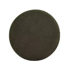 Pouf de rangement rond Christopher Knight Home Antonov rembourré avec base en bois d'hévéa