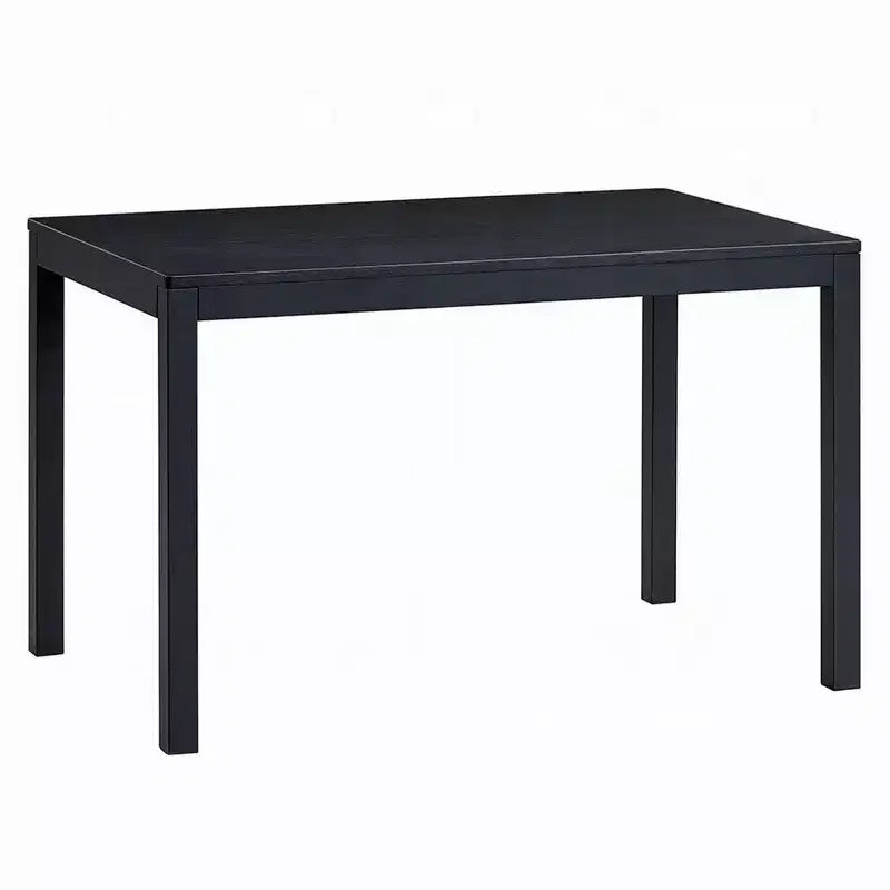 Table de salle à manger Royal Hampton, plateau rectangulaire de 47 pouces, bois noir scandinave