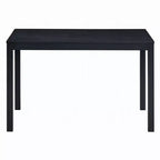 Table de salle à manger Royal Hampton, plateau rectangulaire de 47 pouces, bois noir scandinave