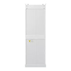 Meuble de rangement de salle de bain de 71 pouces, meuble de rangement de sol autoportant avec étagère réglable et tiroirs, meuble de rangement de cuisine en bois pour salon