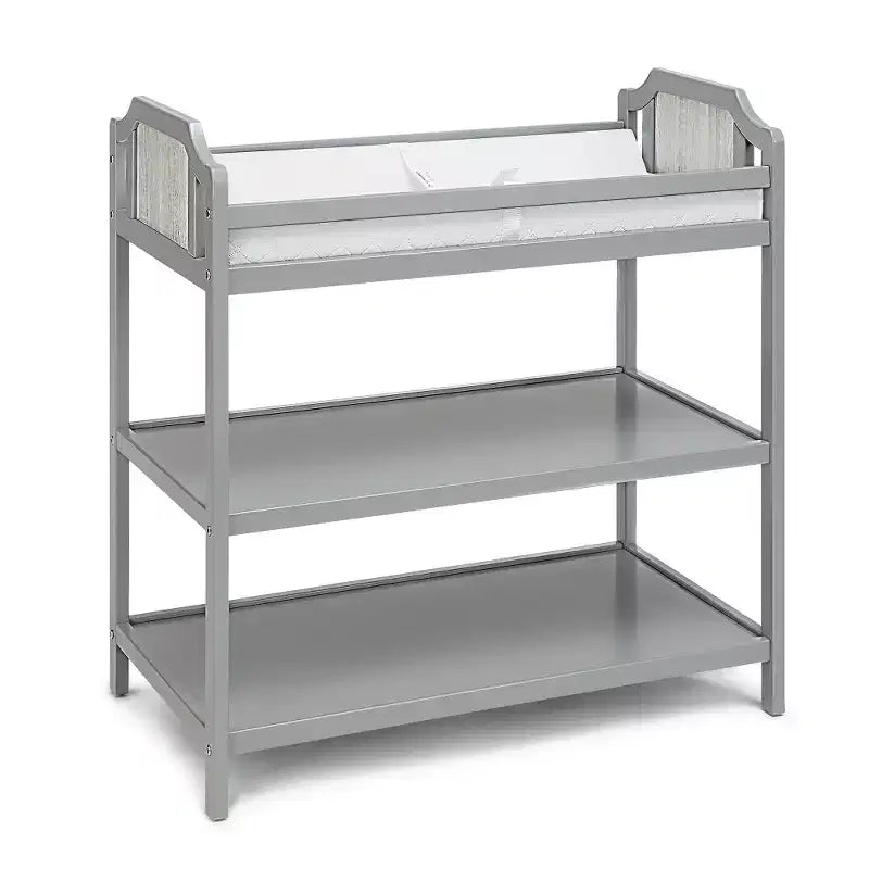 Table à langer Whisen Safe Suite, qualité assortie au lit de bébé, avec 2 étagères de rangement