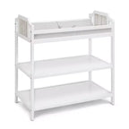 Table à langer Whisen Safe Suite, qualité assortie au lit de bébé, avec 2 étagères de rangement